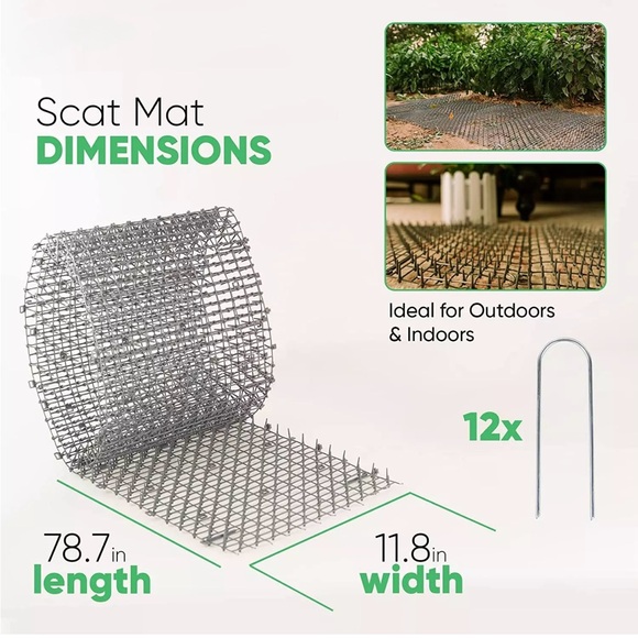 Cat Scat Mat (6.5 ft) - Cat Repellent Mat, Scat Mats for Dogs - Cat Dete… - Picture 4 of 7